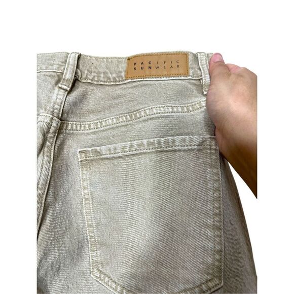 Pacsun Stretch‎ High Rise Bootcut Tan Jeans Size 27 - Picture 6 of 9
